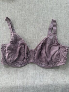 Understance Salma FlexWire Full Coverage Lace Bra Elderberry 48D underwire